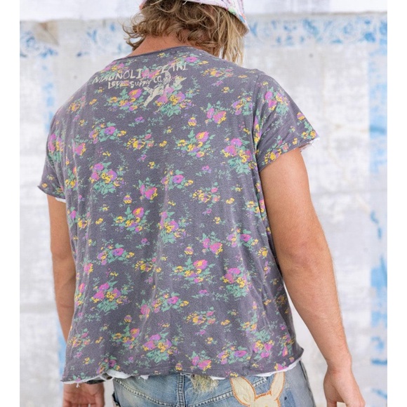 Magnolia Pearl “Floral Circus Love” Tee – Rare Find - Picture 3 of 10